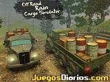 Off road rain cargo simulator